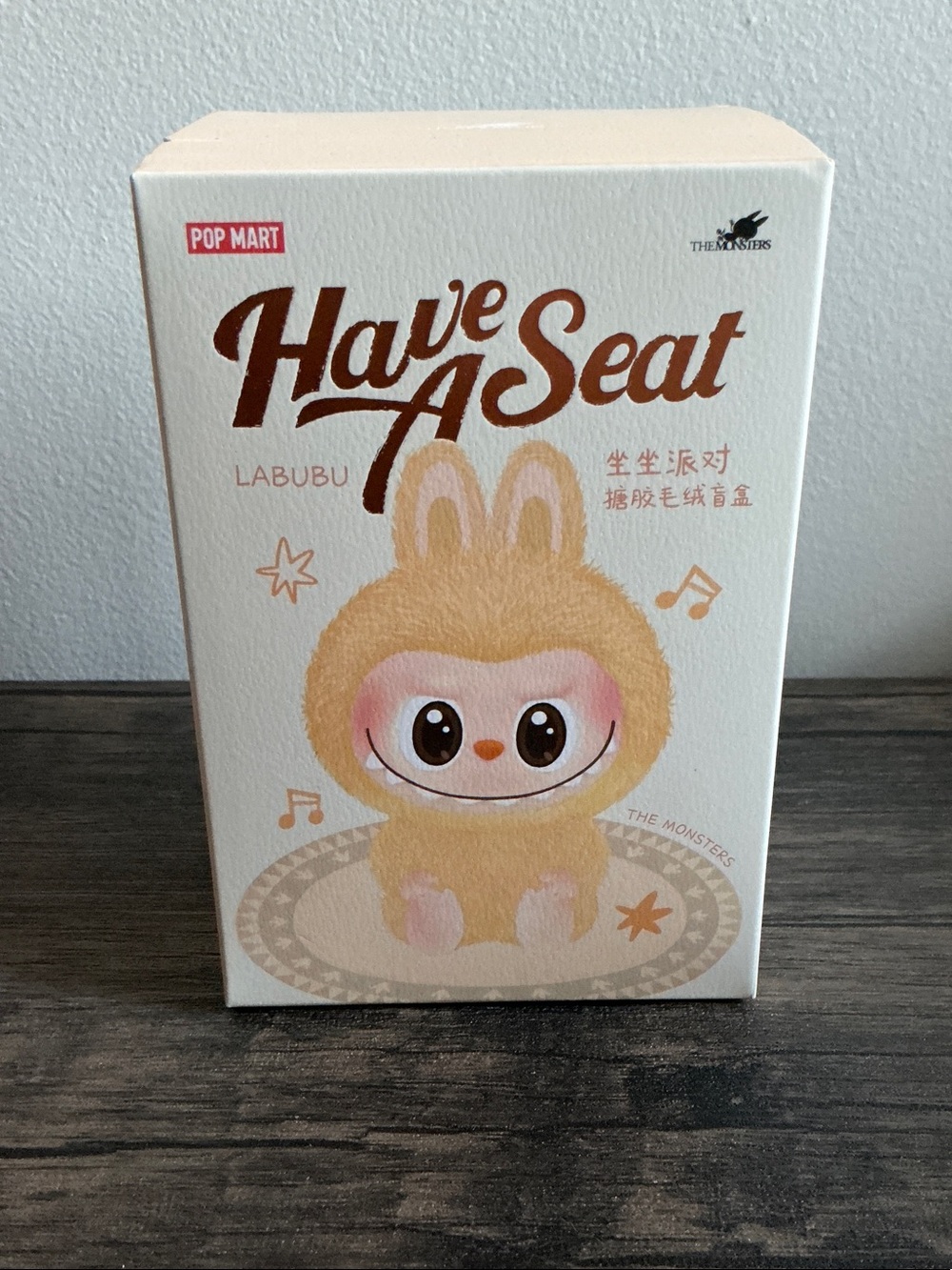 Pop Mart Have A Seat Labubu Plush - Cream